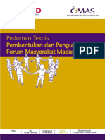Pedoman Teknis Pembentukan Dan Penguatan Forum Masyarakat Madani PDF