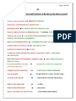 Saudi Health Specialist Exam Questions