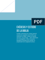 Exégesis y Estudio de La Biblia