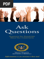 Sec Questions Investors Should Ask