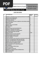 OWASP Mobile Checklist Final