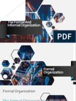 The Formal and Informal Organization