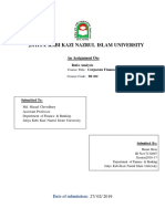 Jatiya Kabi Kazi Nazrul Islam University: An Assignment On