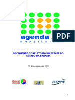Agenda 21 Paraiba Relatoria Debates