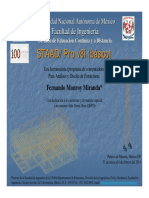 Curso STAAD PRO V8i Básico Minería Febrero 2011 PDF