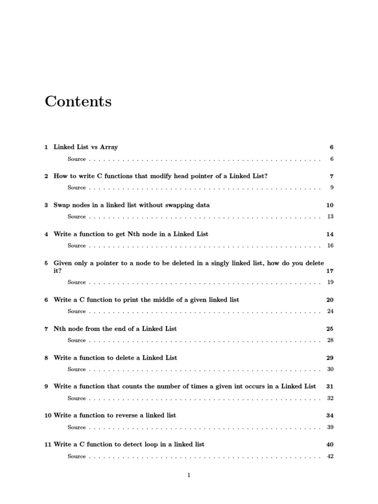 Remove Duplicates from Linked List | PDF | Pointer (Computer ...