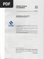 Normativa NTC 4145 sobre Escaleras | PDF | Negocios | Ciencia y matemáticas