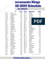 Sacramento Kings PDF