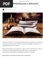 9 Dicas de Marketing Para a Advocacia!