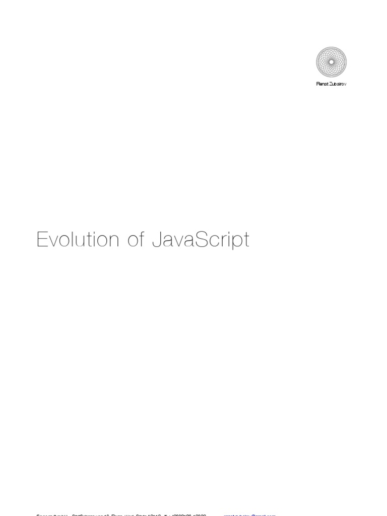 Evolution of Javascript | PDF | Java Script | Software Engineering