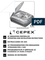 Programação e instalação de controlador de irrigação