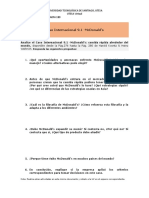 Semana 8. Análisis de Caso 9.1 McDonalds