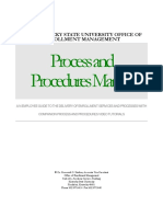 Management Process and Procedures Manual