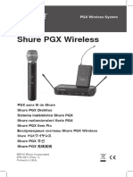 Catalago Mic Shure Inhalambrico PGX4 PDF