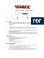 ATX Computer Power Supply Te: General Pass/Fail Test