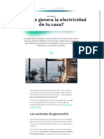 ¿Cómo Se Genera La Electricidad de Casa - Lucera Energía