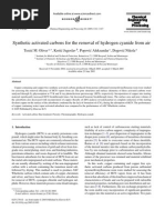 Download  Synthetic activated carbons for the removal of hydrogen cyanide from air by JugoslavKrstic SN40142482 doc pdf