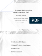 Web Browser Automation With Selenium IDE