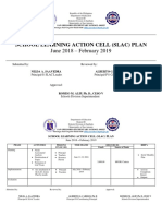 School Learning Action Cell (Slac) Plan: June 2018 - February 2019