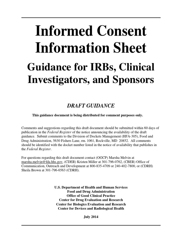 GCP Informed Consent Documentation Guide | PDF | Clinical Trial ...