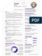 Marissa Mayer Resume PDF