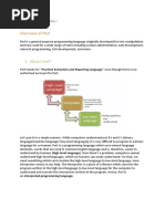 Perl Learning Material I