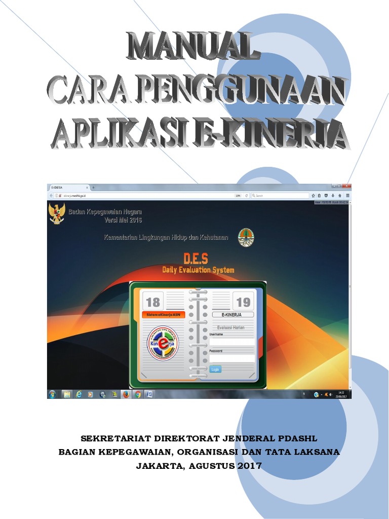 Manual Penggunaan Aplikasi E Kinerja By Kot 3 Pdf