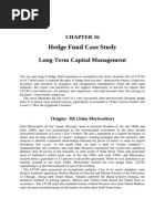 Hedge Fund Case Study: Long-Term Capital Management