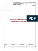 Dismantling of Line Conductor - Fqap, Chklist-O