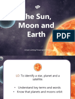 The Sun, Moon and Earth: A Task Setting Powerpoint Pack