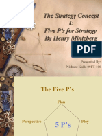 The Strategy Concept I: Five P's For Strategy by Henry Mintzberg