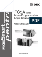 Micro Programmable Logic Controller: User's Manual