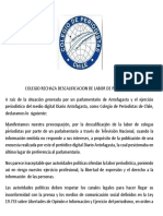 Declaracion Publica Medio Antofagasta-Tvn