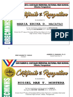 3RD Certificates-Kamagong 2018