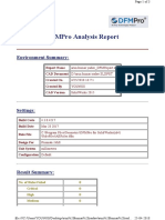 Dfmpro Analysis Report: Environment Summary