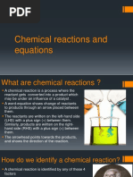 Chemical Reactions and Equations