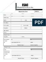 ESAC Registration Form