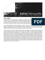 Rafael Ronquillo Artist Profile SHORT PDF