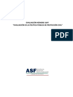 Evaluación de La Política Pública de Protección Civil en México PDF