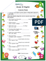 Grade 2 English Worksheet