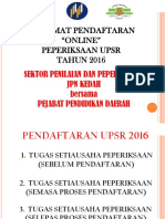 Tugas SuP Pendataran Upsr 2016