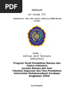 Download MakalahDemokrasidanhakasasimanusiadalamislambyRAlfianArifBintaraSN40145707 doc pdf