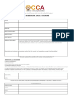 Membership Application Form Download PDF