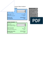 Cost Saving Calculator