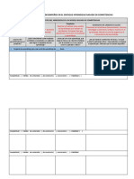 Esquema Matriz de Evaluación Desempeños en El Enfoque Aprendizaje Basado en Competencias