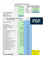 Planilha Formação Do Preço de Venda (Peq. Emp. Simples Nacional)