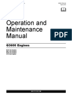 Operation and Maintenance Manual: G3600 Engines