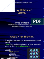 X-Ray Diffraction (XRD) : Ulrike Troitzsch