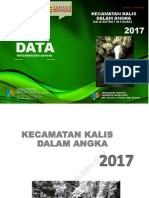 Kecamatan Kalis Dalam Angka 2017 PDF
