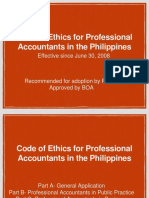 Code of Ethics For Professional Accountants in The Philippines